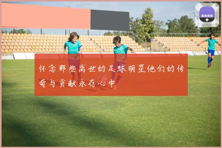 怀念那些离世的足球明星他们的传奇与贡献永存心中